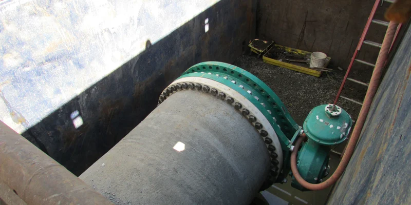 Pipeline Connector on a Hydro Project
